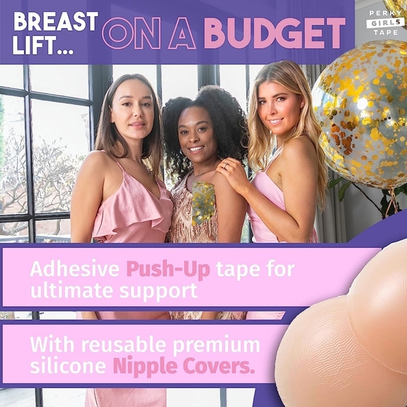 💖 Breast Lift Tape from A to DD Cup & Plus Sizes - Picture 5 of 7